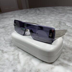 Alaïa Shield Frame Sunglasses